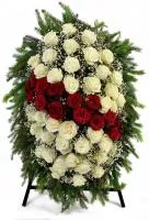 Элитный живой венок 18 ЭЛ-073