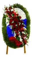 Элитный живой венок 7 ЭЛ-104